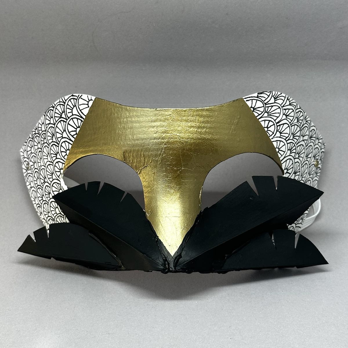 mask with cool hairstyle