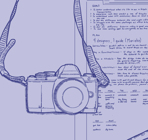 an illustration of a camera